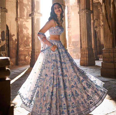 Designer Lehenga Choli For Women Party Wear Bollywood Lengha Sari