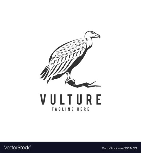 Vulture logo icon Royalty Free Vector Image - VectorStock