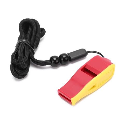 Rouge Jaune Sifflet De Football De Basket Ball Sifflet Arbitre De