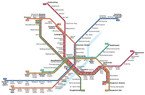 Munich U Bahn Map