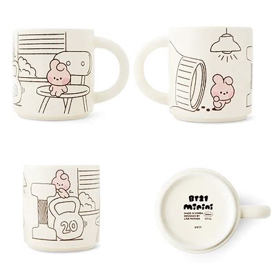 Buy LINE FRIENDS BT21 Cooky Minini Classic Stacking Ceramic Mug At ARTBOX