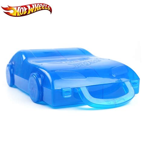 Hot Wheels Car Track Zabawki ABS Plastikowe Pudełko Do Przechowywania Hotwheels Samochodowe