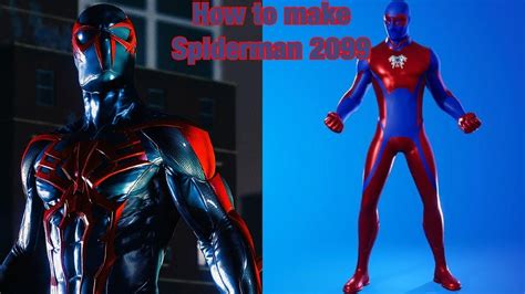 How To Make Spiderman 2099 Fortnite YouTube