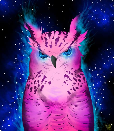 Cosmic Owl By Turtlesaurrex On Deviantart