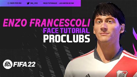 ENZO FRANCESCOLI FACE FIFA 22 PRO CLUBS LOOK ALIKE TUTORIAL CAREER