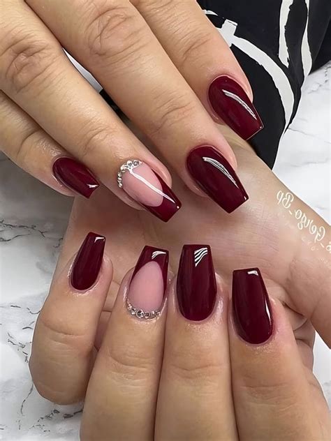 30 Burgundy Nail Designs To Awaken Your Inner Seductive