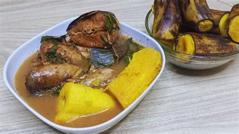 Catfish Pepper Soup With Plantains Pepper Soup Nigerian Youtube