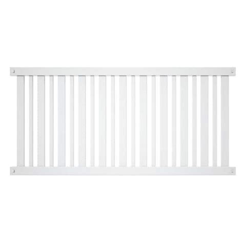 Have A Question About Veranda LaFayette 4 Ft H X 8 Ft W White Vinyl