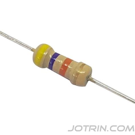 What is a 47k Resistor？47k ohm Resistor Color Code - Jotrin Electronics