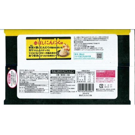 Savory Snacks Garlic Flavor Gachidane Sanko Seika Meccha Japan