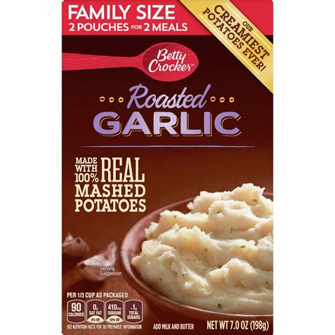 Betty Crocker Roasted Garlic Potatoes 7 Oz Box