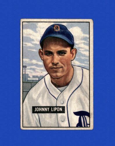 1951 Bowman Set Break 285 Johnny Lipon RC VG VGEX GMCARDS EBay