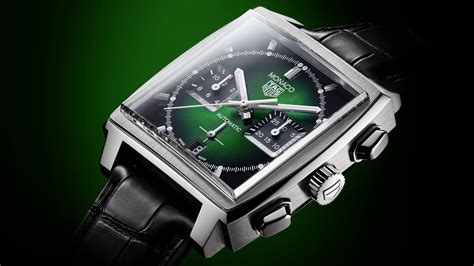 TAG Heuer Debuts Limited-Edition Monaco Green Dial Watch | WatchinTyme