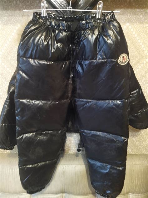 Зимний костюм Moncler Чёрный глянец | отзывы
