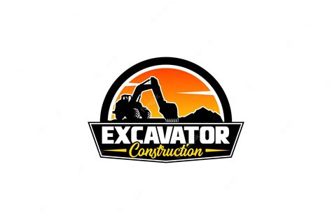 Premium Vector Excavator Logo Template Vector Heavy Equipment Logo