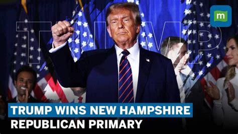 US Elections Donald Trump Wins New Hampshire GOP Primary Nikki Haley