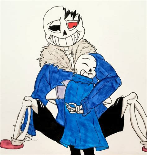 Blueberry Sans X Horror Sans By Talabromaltyalla On Deviantart