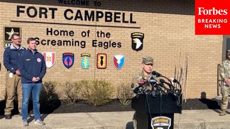 JUST IN Fort Campbell Army Officials Hold Press Briefing On Helicopter