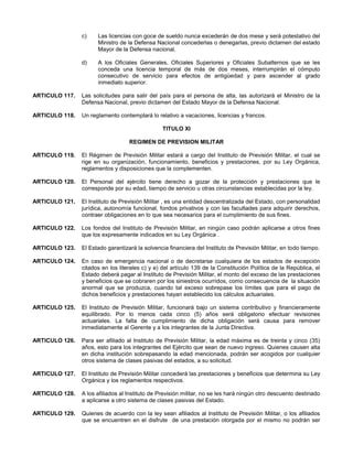 Ley constitutiva del ejército PDF