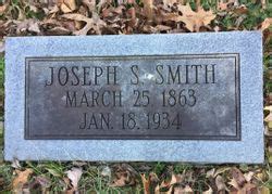 Joseph Silas Smith 1863 1934 Mémorial Find a Grave