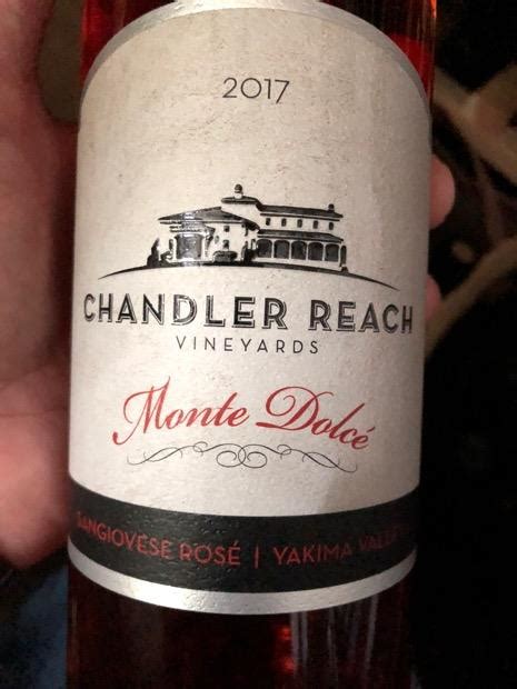 2018 Chandler Reach Vineyards Sangiovese Monte Dolce Usa Washington