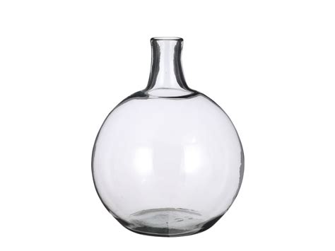 Mica decorations lilou vase bouteille en verre recyclé h45 x ø32 cm