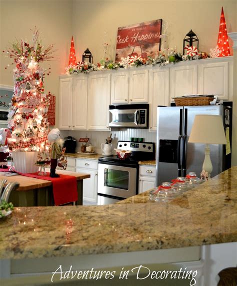 Our Christmas Great Room And Kitchen Christmas Kitchen Decor