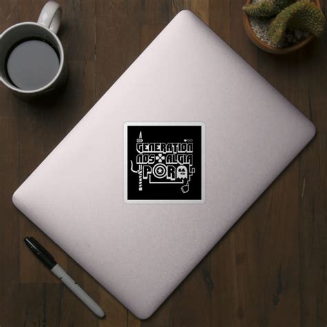 Generation Nostalgia Porn Retrogaming Sticker TeePublic