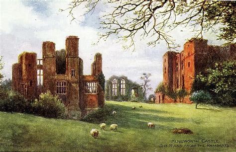 Kenilworth Castle, Ruins from the Ramparts Our beautiful Wall Art and ...