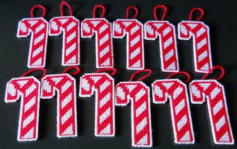 Candy Cane Ornaments - Etsy