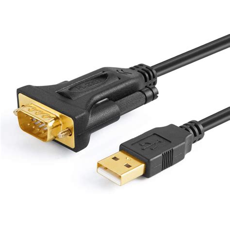 Cablecreation Feet Usb To Rs Serial Cable With Prolific Pl