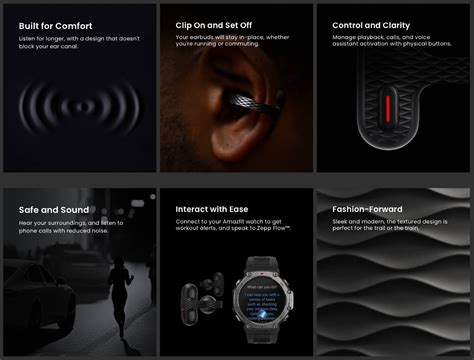 Amazfit представила спортивные беспроводные наушники Up с шумоподавлением