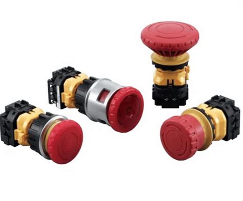 Idec Xn Series Emergency Stop Switches 30mm 4 Contact Emergency Stop