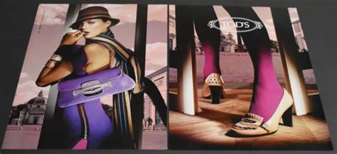 PRINT AD Sexy Heels Fashion Lady Long Legs Brunette Tod S Pantyhose Art PicClick UK