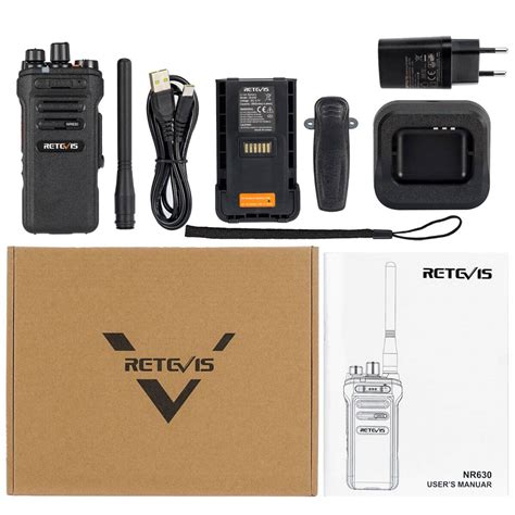 Retevis NR630 Noise Reduction High Power Waterproof UHF Radio