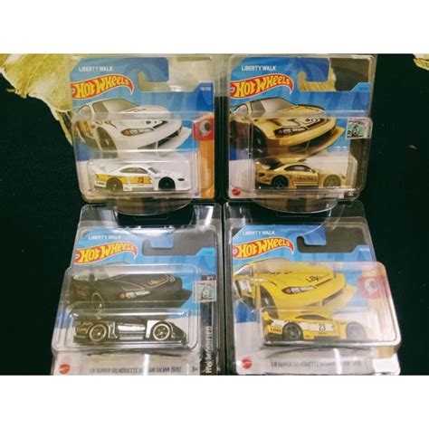HOT WHEELS LB SUPER SILHOUETTE NISSAN SILVIA S GOLD WHITE BLACK YELLOW SHOTCARD Shopee