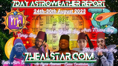 Our Astroweather Report 24th 30th August 2023 • Astrology Firm 🔭👨🏾‍🎓 Youtube