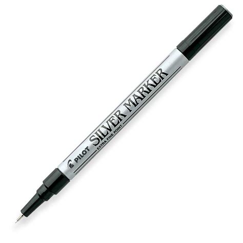 Silver Extra Fine Point Metallic Paint Marker Permanent Pen 05mm Tip