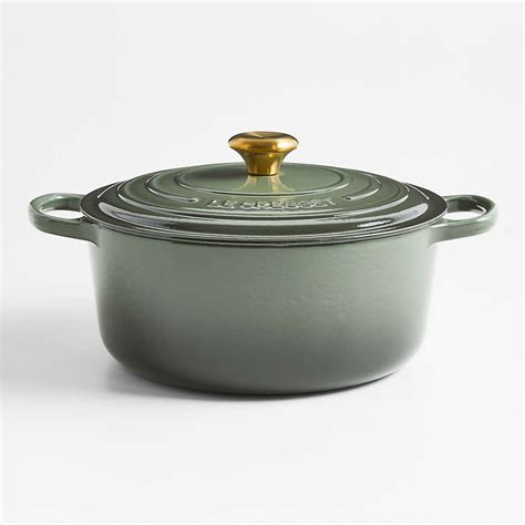 Le Creuset Thyme 7.25-Qt. Round Dutch Oven + Reviews | Crate & Barrel Canada