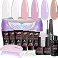 Amazon Astound Beauty Poly Nail Gel Kit With Uv Lamp Slip