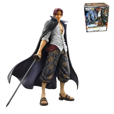 One Piece Anime Red Hair Shanks 10th Anniversary 25cm/9.8" Figure New ...