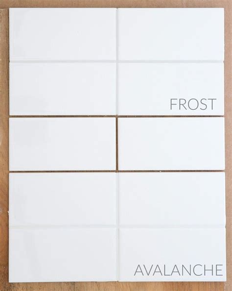 White Subway Tiles With Mapei Frost And Avalanche Grout