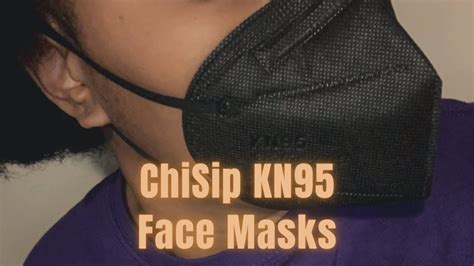 ChiSip KN95 Face Mask Review 5 Ply Cup Dust Safety Masks Breathable