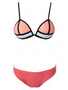 Color Block Bikini Set In JACINTH S ZAFUL