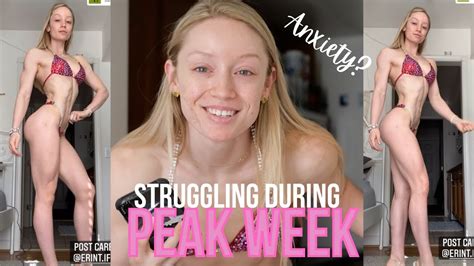 Struggling During PEAK WEEK Bikini Bodybuilding Prep Files YouTube