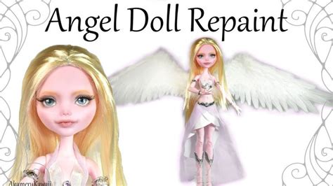 How To Angel Doll Repaint Tutorial Doll Repaint Tutorial Doll Repaint Doll Therapy