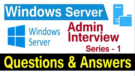 Windows Server Interview Questions And Answers Windows Admin