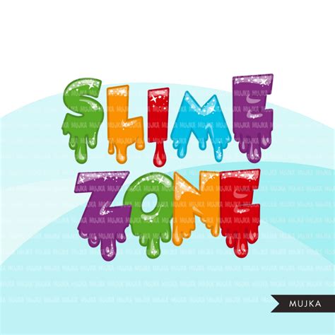 Slime Alphabet Clipart Bundle Of Slime Letters And Numbers Party Clip Art Dripping Borders