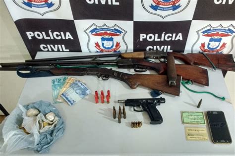 Midianews Polícia Civil Prende Sete E Apreende Quatro Armas Em Operação