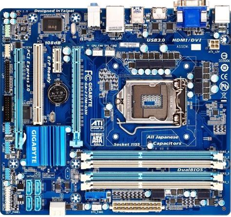 Gigabyte GA Z77M D3H Moederbord Intel Z77 LGA 1155 Socket H2 Micro